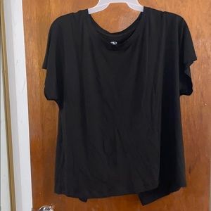 Black workout top